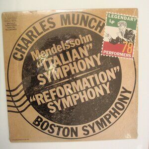 Charles Munch Mendelssohn SEALED + Peter Serkin Mozart Piano Concertos RCA LP